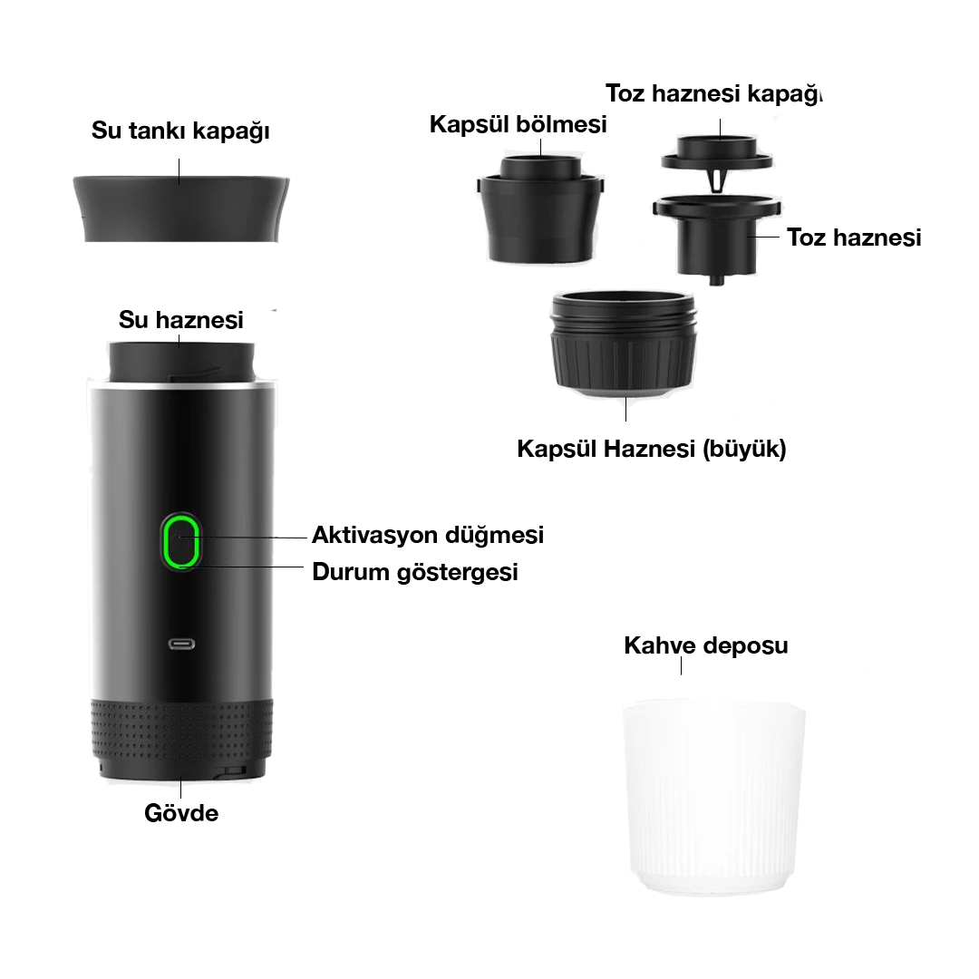 Taşınabilir Kahve Makinesi